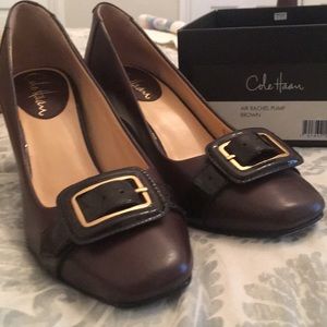 Cole Haan leather Rachel Air pumps